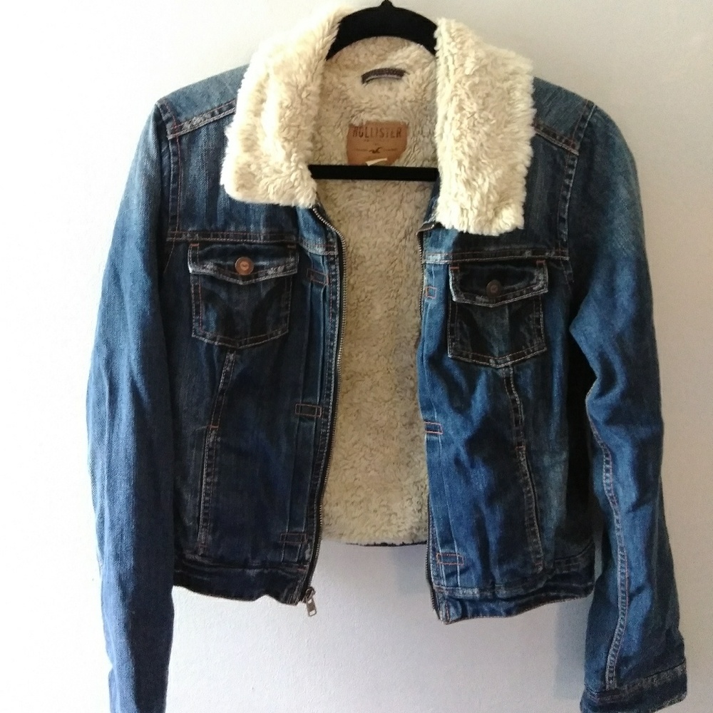 Hollister Jean Coat Jacket - Picture 1 of 8